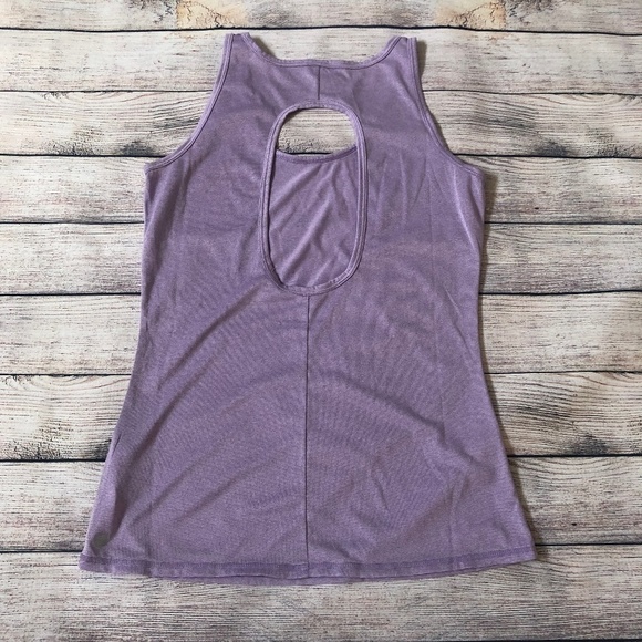 Fabletics Lilac Keyhole Back Tank Top Size XS - Picture 3 of 6